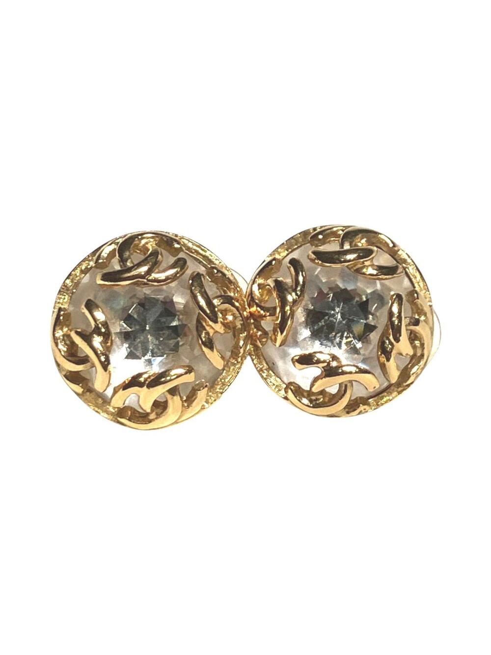 Chanel Cc Logo Clip-On Earrings Metal #346743C64B